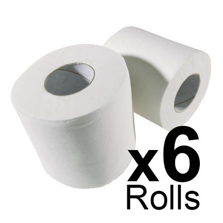 Kattan - Beta 1 Roll System White 2 ply 207m x 135mm Pack of 6 - Fourstones