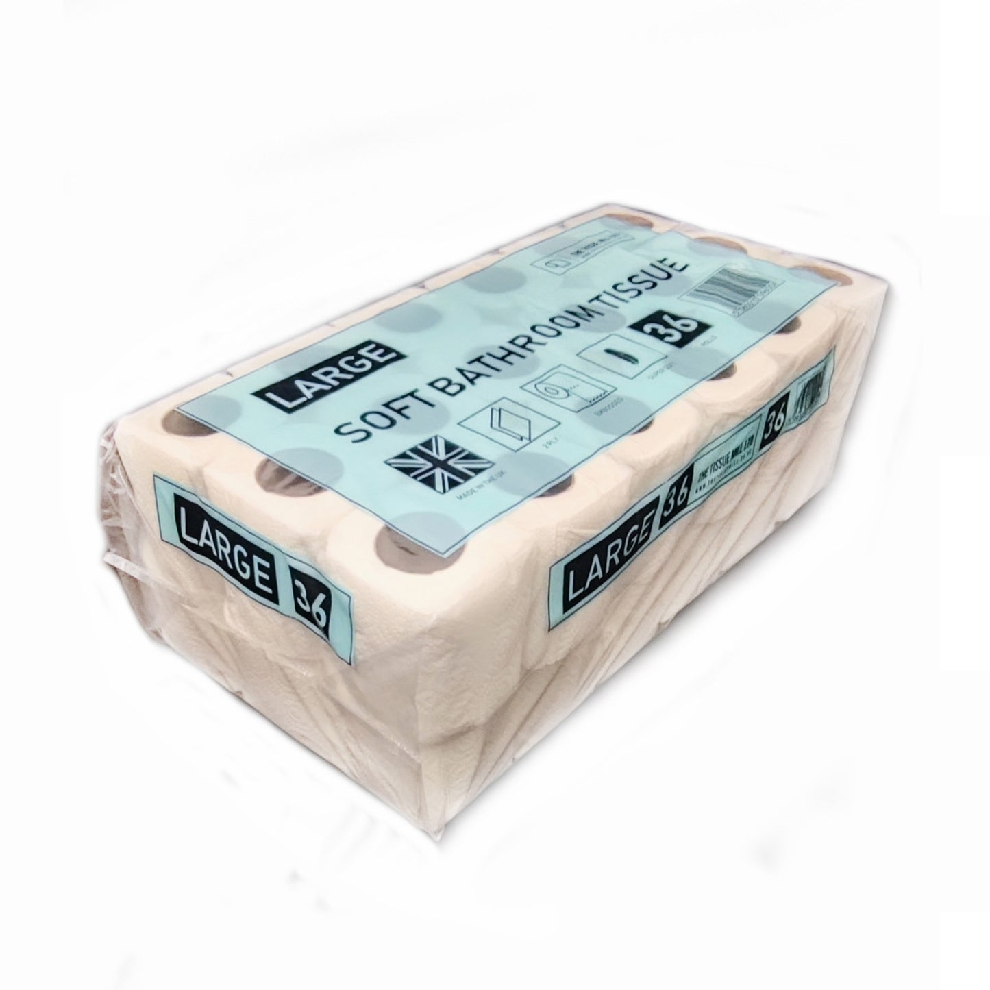 Bulk Pack Value Toilet Roll - 36 Rolls - 100 Sheets Per Roll - Medisave Professional