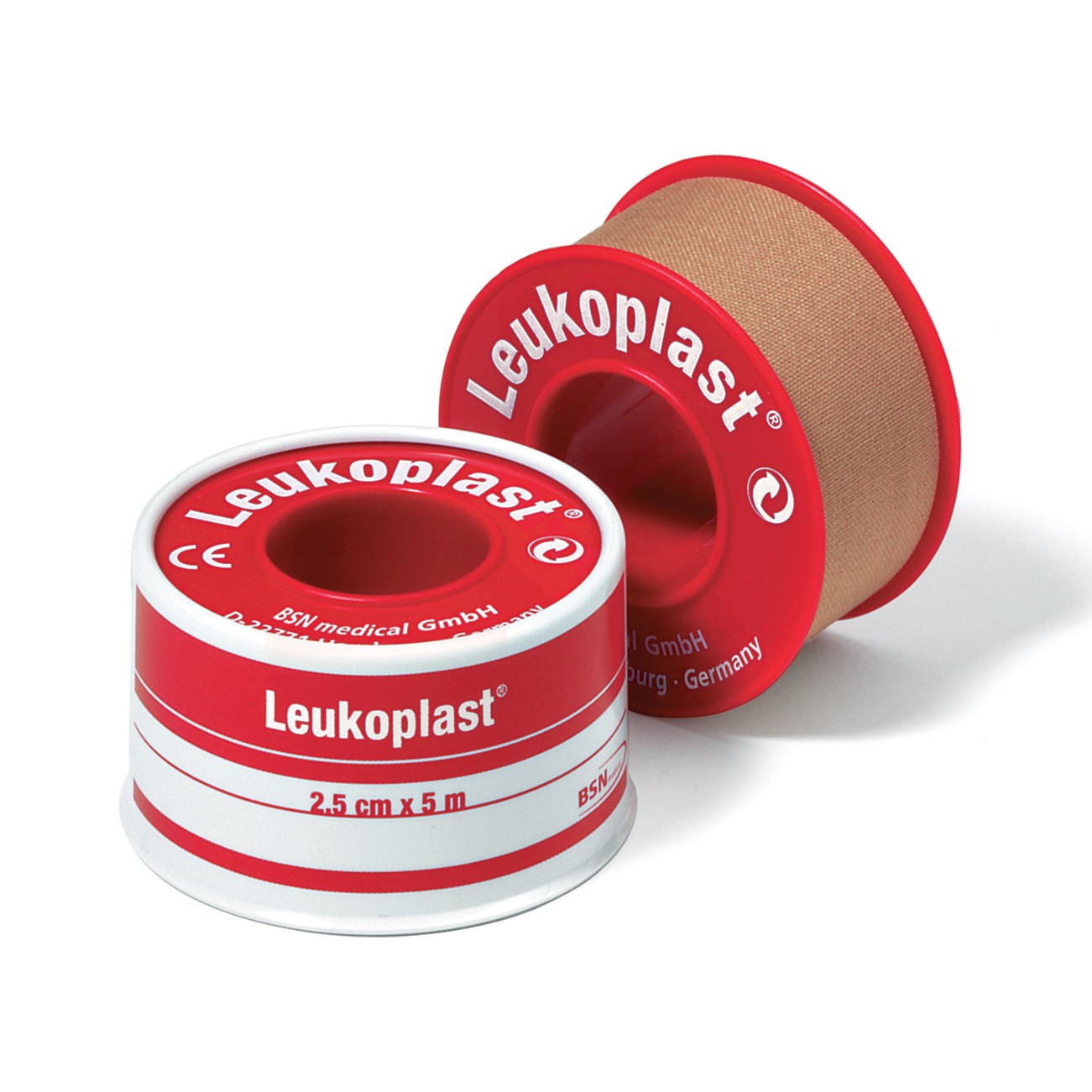 Leukoplast Zinc Oxide Adhesive Tape - 1.25cm x 5m per Roll