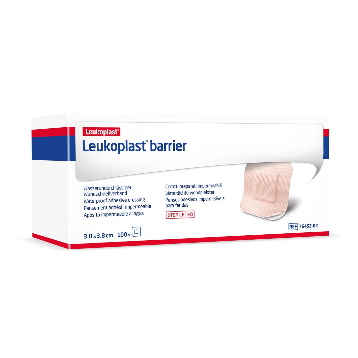 Leukoplast Barrier Dressings 3.8cm x 3.8cm x 100 - BSN