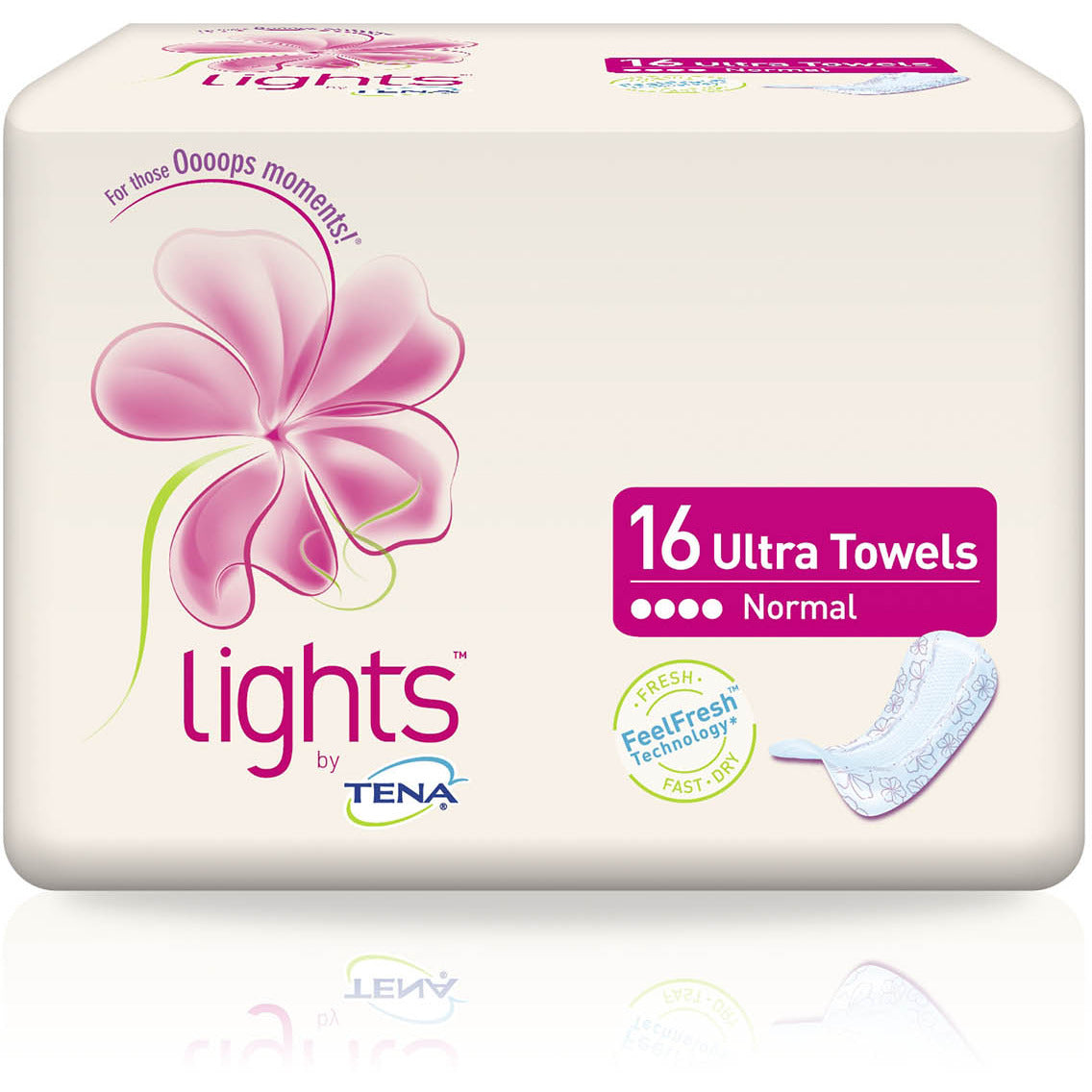 Lights by Tena - Ultra Towel Normal - x 16 - Tena