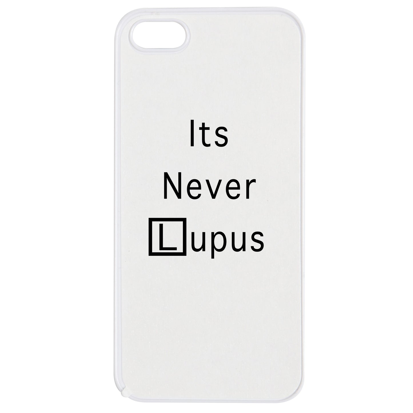 'It's Never Lupus' Phone Case - iPhone 5 & 5s - Medinc