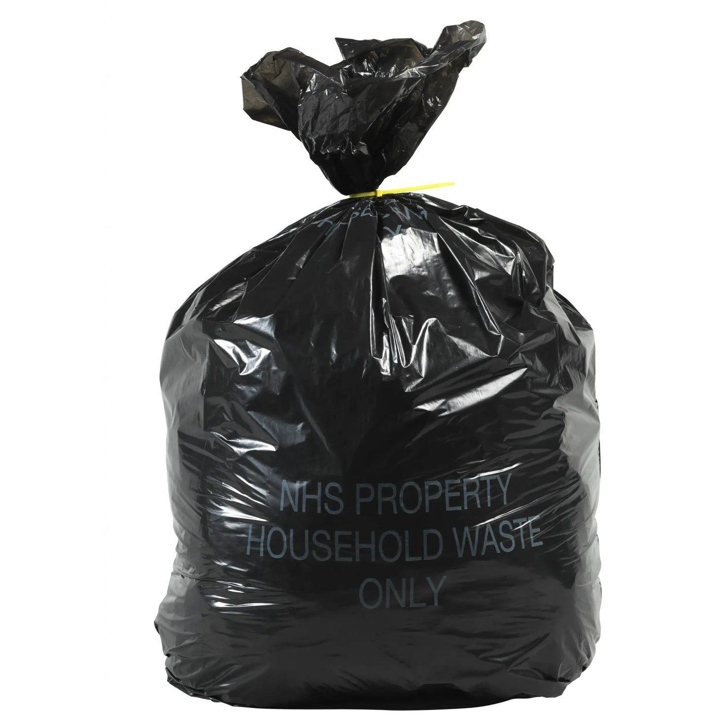 Black - Light Duty Domestic Waste Refuge Bag - Small 20L - Roll of 50 - GV Health