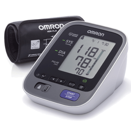 Omron Automatic Upper Arm Blood Pressure Monitor M7 Intelli IT