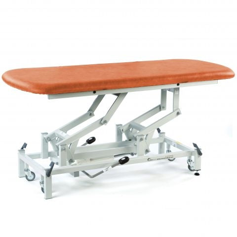 Therapy Hygiene Table, Hydraulic, Retractable Wheels - 152 x 65cm -