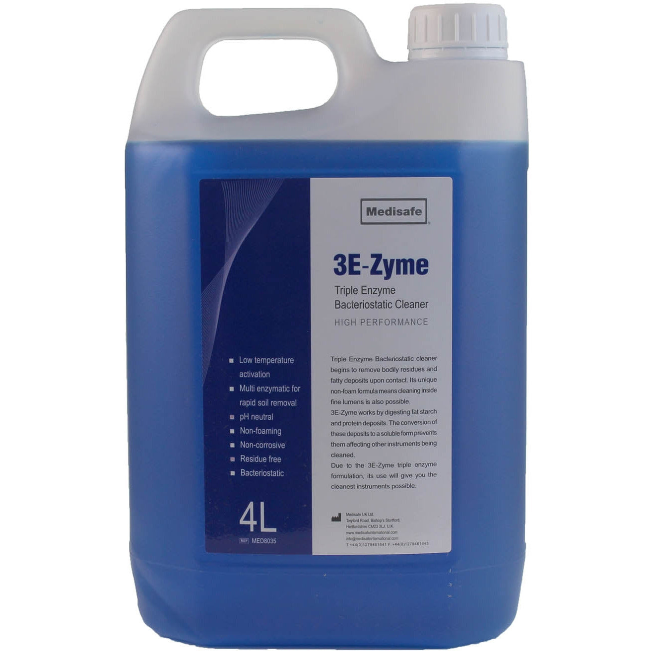 3E-ZYME - 4 Litre Triple Enzyme Cleaner - Medisafe