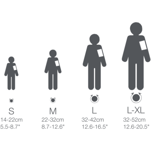 WatchBP 03 Ambulatory - Cotton Upper Arm Cuff - Large - Microlife