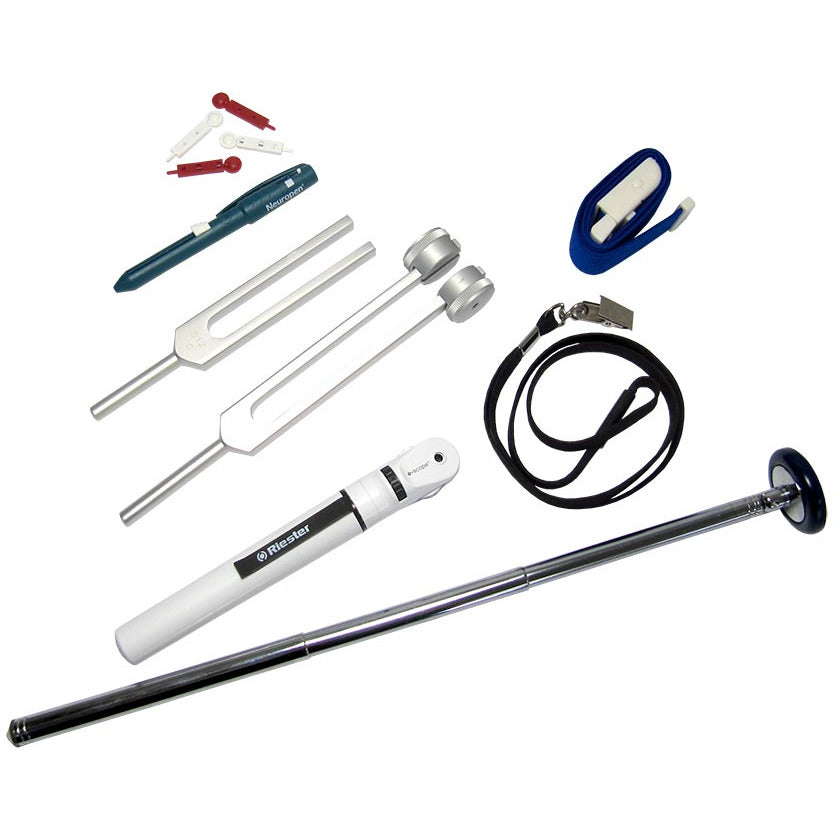 Neurology Bundle Kit with White Ophthalmoscope -