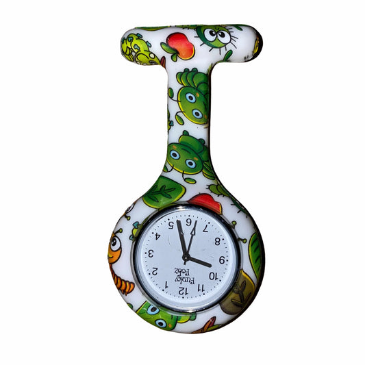 Nurses Silicone Fob Watch - Patterned