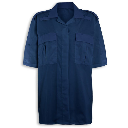 Women's Ambulance Shirt-S-Navy Blue