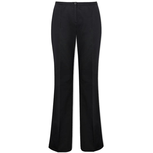 Women's Bootleg Trousers - Black -