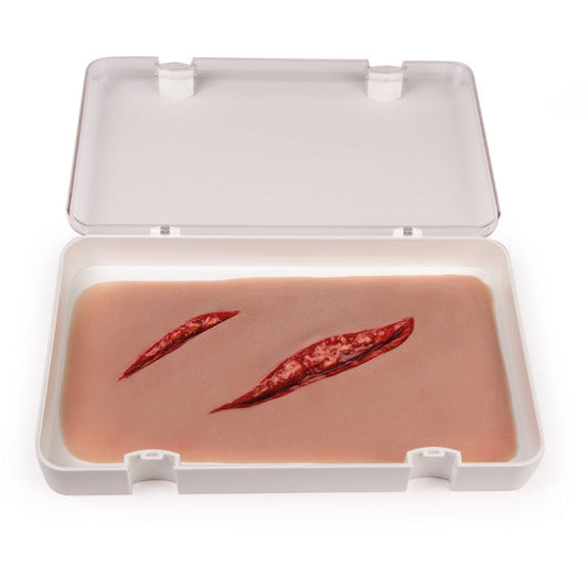 Wound Moulage Cut, Large With Bleeding Function