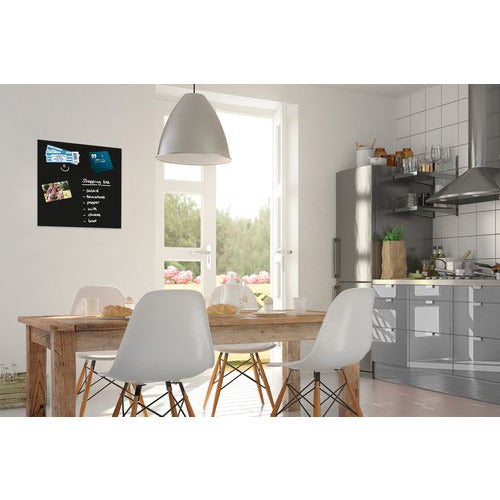 Magnetic Glass Board 450x450x9mm - Black - CTS
