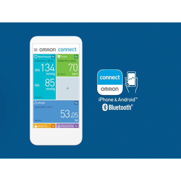 Omron Automatic Upper Arm Blood Pressure Monitor M7 Intelli IT - Omron