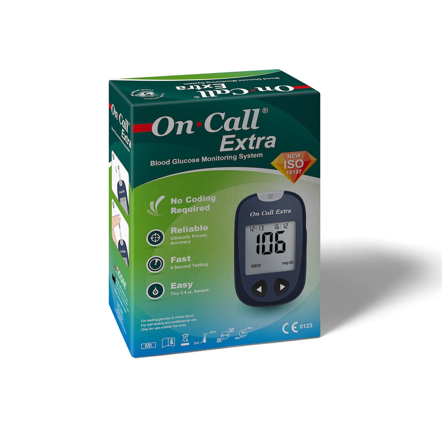 On Call Extra Blood Glucose Meter - Connect