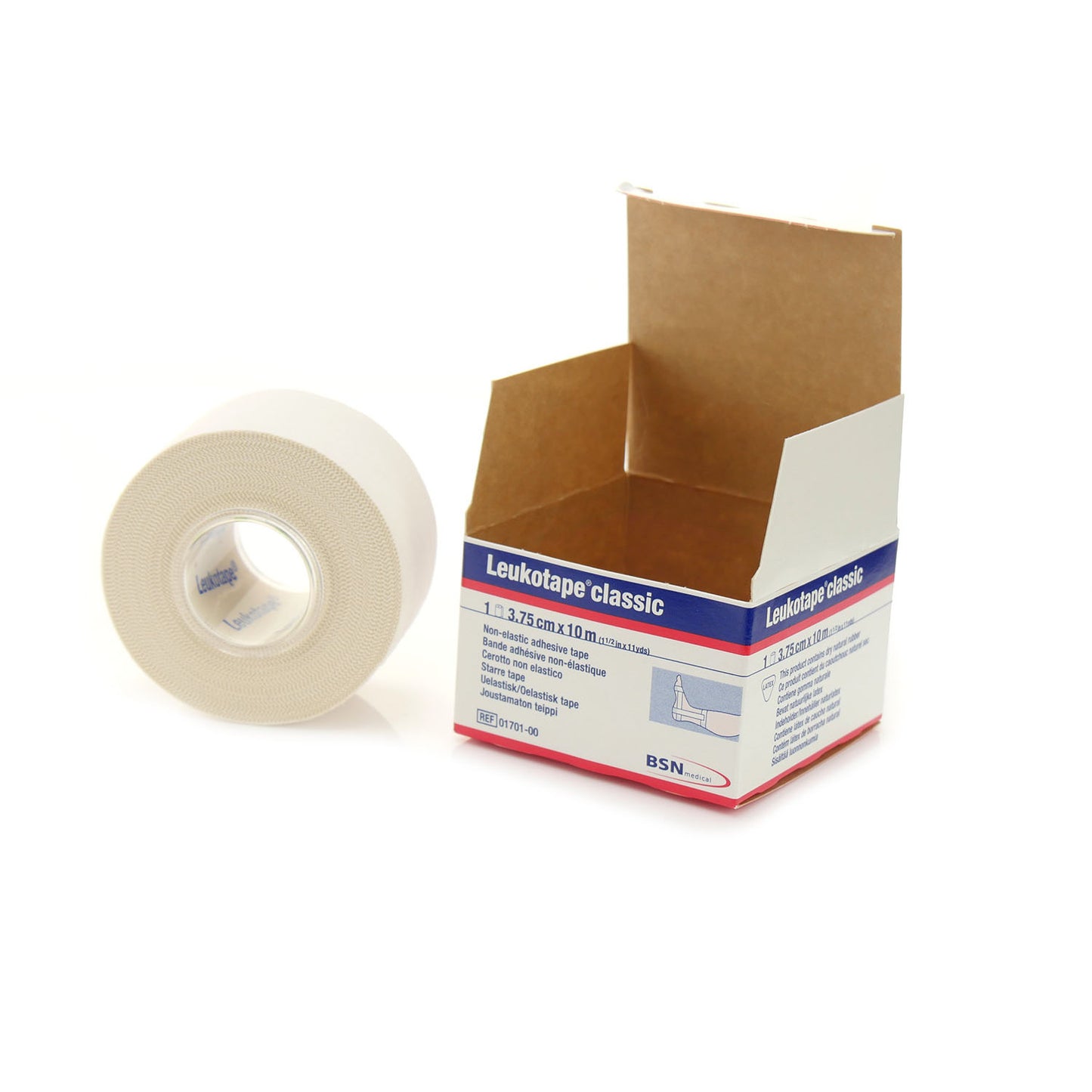 Leukotape Classic 3.75cm x 10m Zinc Oxide Adhesive Tape SINGLE