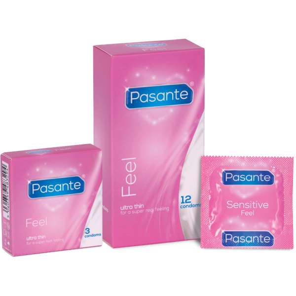 Pasante Feel (Thin condoms ) - 12 Pack - Pasante