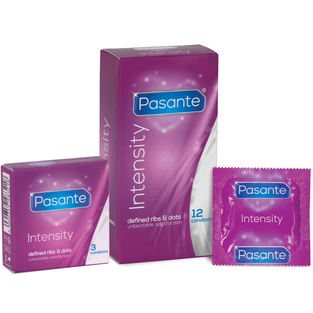 Pasante intensity  (Textured condoms) - 12 Pack