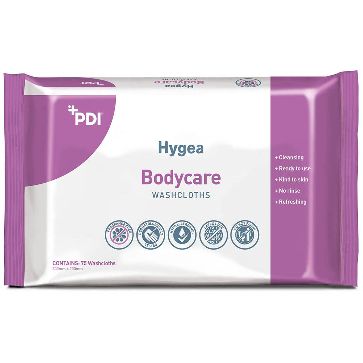 Hygea Bodycare Wipes - Flow Wrap