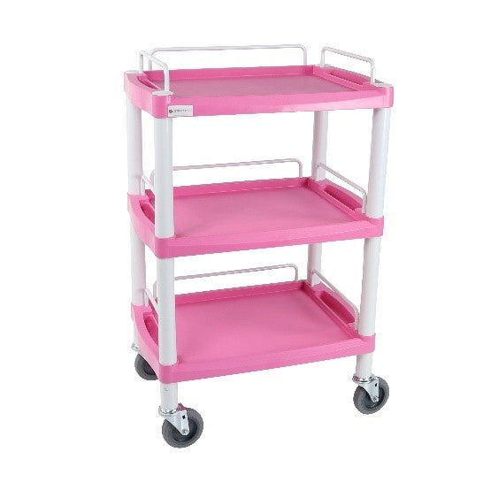 Handy Small Clinical Dressing Trolley - 3 Shelves -