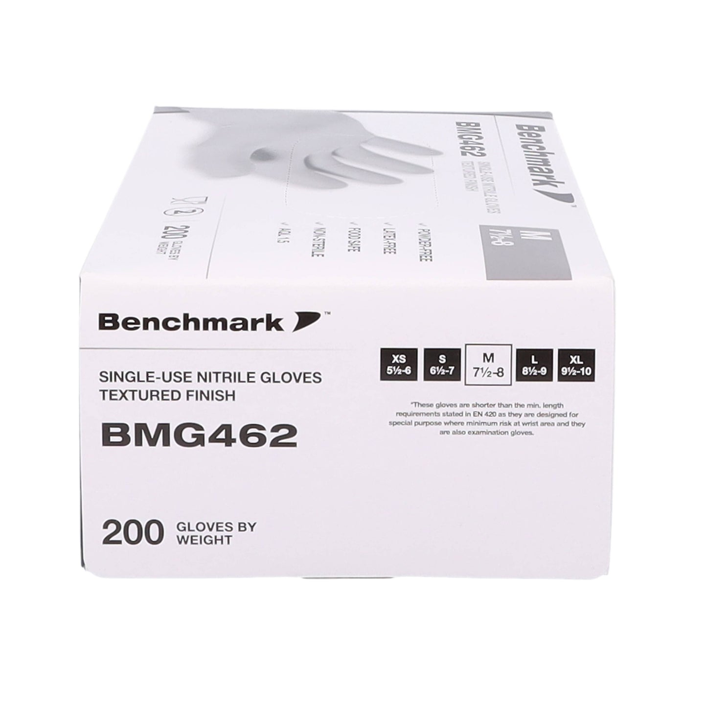 Blue Nitrile Disposable Gloves - Cat III Medical Grade - Box of 200 - Medium - Discontinued