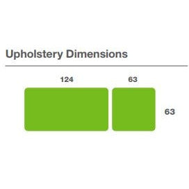 Plinth 2000 2 Section Examination Couch - Hydraulic -