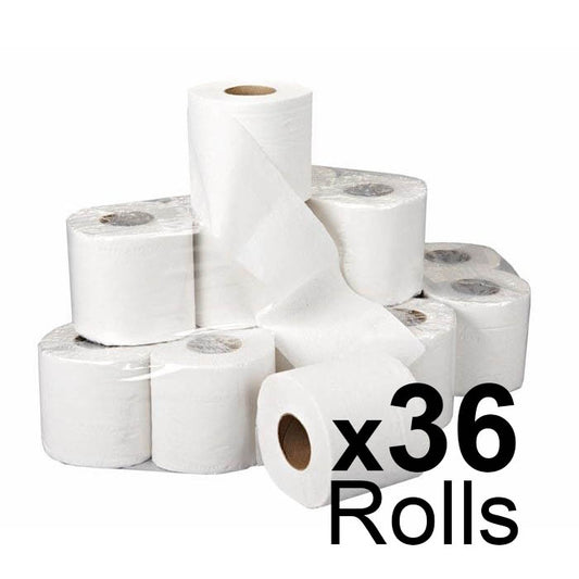 Whisper 320 2 Ply Toilet Roll - Pack of 36 Rolls -