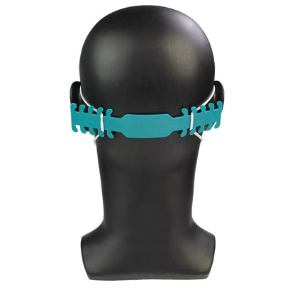 Face Mask Strap Fastener Ear Guard - Aqua - Pack of 5