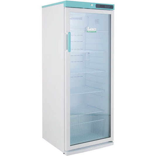 Lec PPGR273UK-LHH - 273L Freestanding Vaccine Refrigerator Glass Door - Left Handed Hinge - Lec