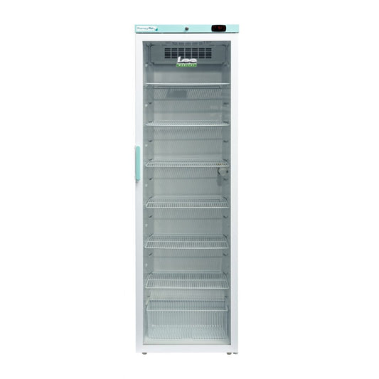 Lec Fridge 400L - Pharmacy Refrigerator - Freestanding Glass Door  - Bluetooth PPGR400BT