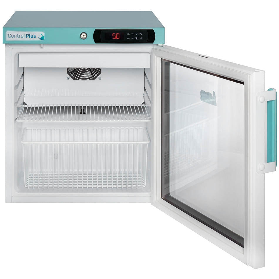 Lec PPGR47UK - 47L Countertop Pharmacy Control Plus Refrigerator - Glass Door - Lec