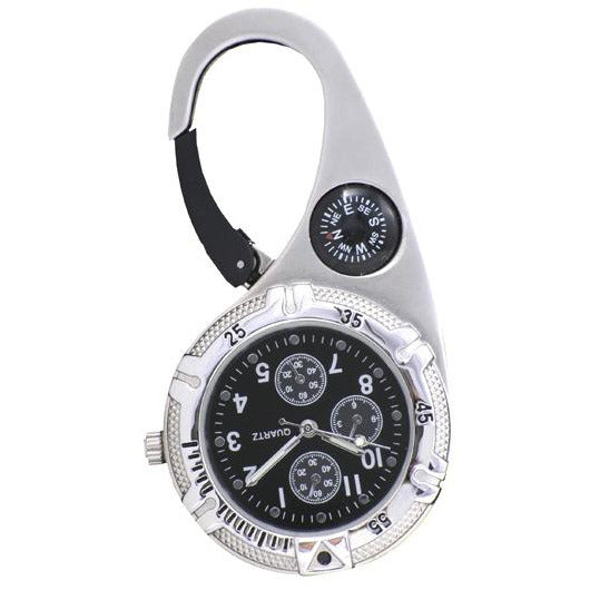 FunkyFobz Paramedic Clip - Silver Fob Watch