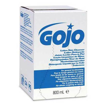GoJo lotion skin cleanser (800ml accent dispenser refill) X 6 - Bunzl