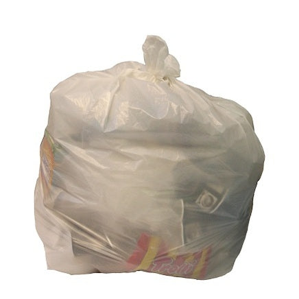 Waste Bin Liners - Square 15 x 24 x 24 Inches- 5 Packs Of 100 - Bunzl Catering Supplies