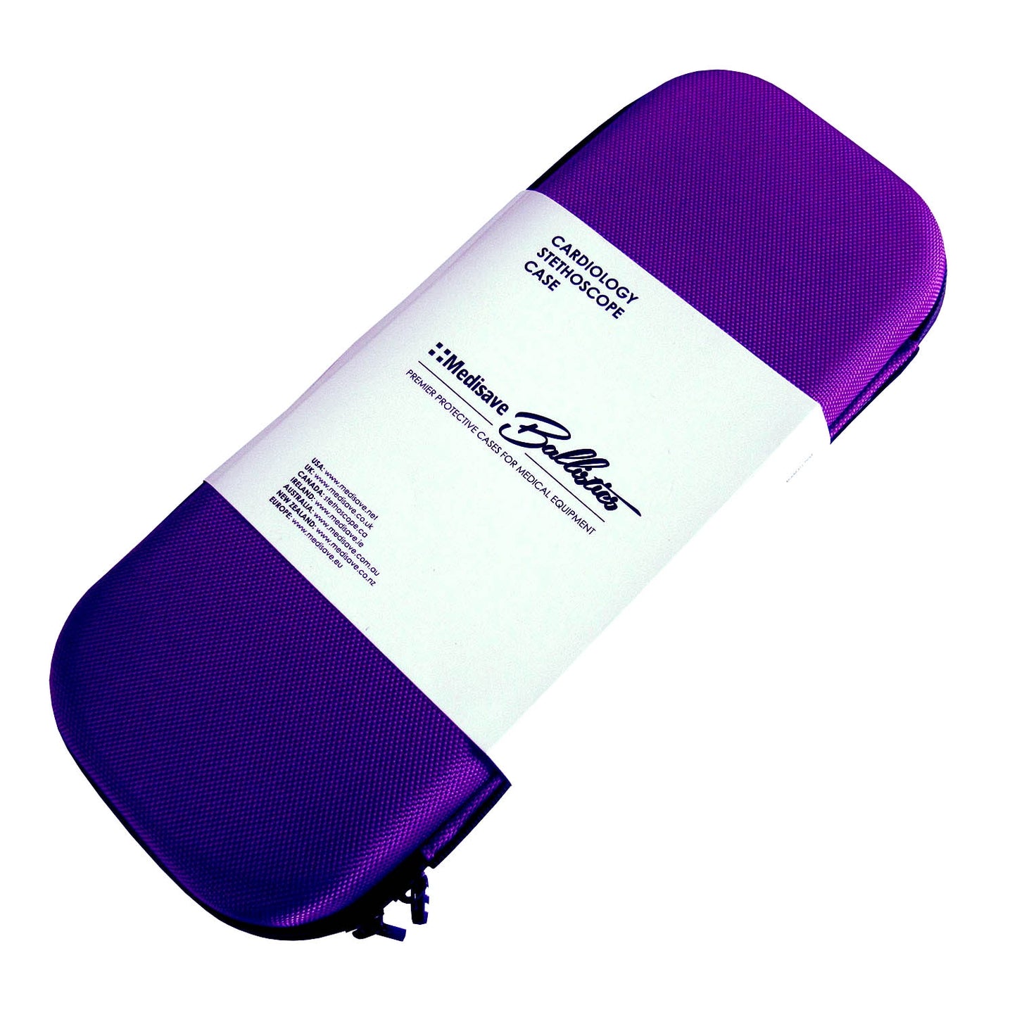 Medisave Ballistics Premium Cardiology Stethoscope Case - Purple - Medisave Professional