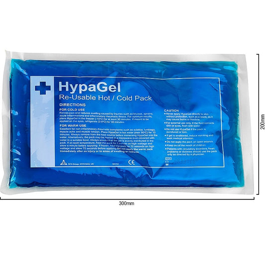 HypaGel Hot/Cold Therapy Pack, Large - 30 x 20cm - Single - Safety First Aid