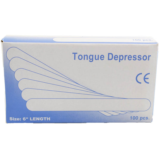 Wooden Tongue depressors x100 - Medisave UK