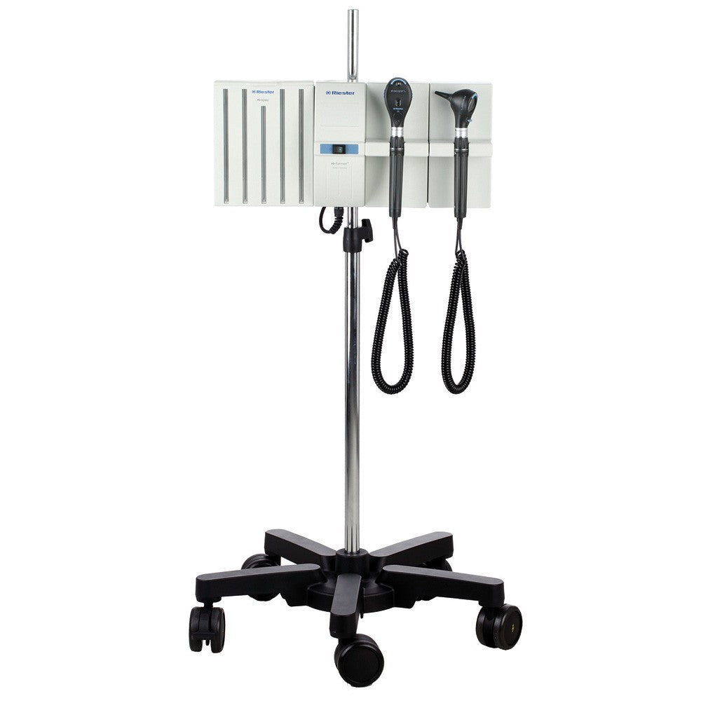 Ri-former® Diagnostic Station - Mobile Base - 2 Handles - ri-spec Specula Dispenser - Riester