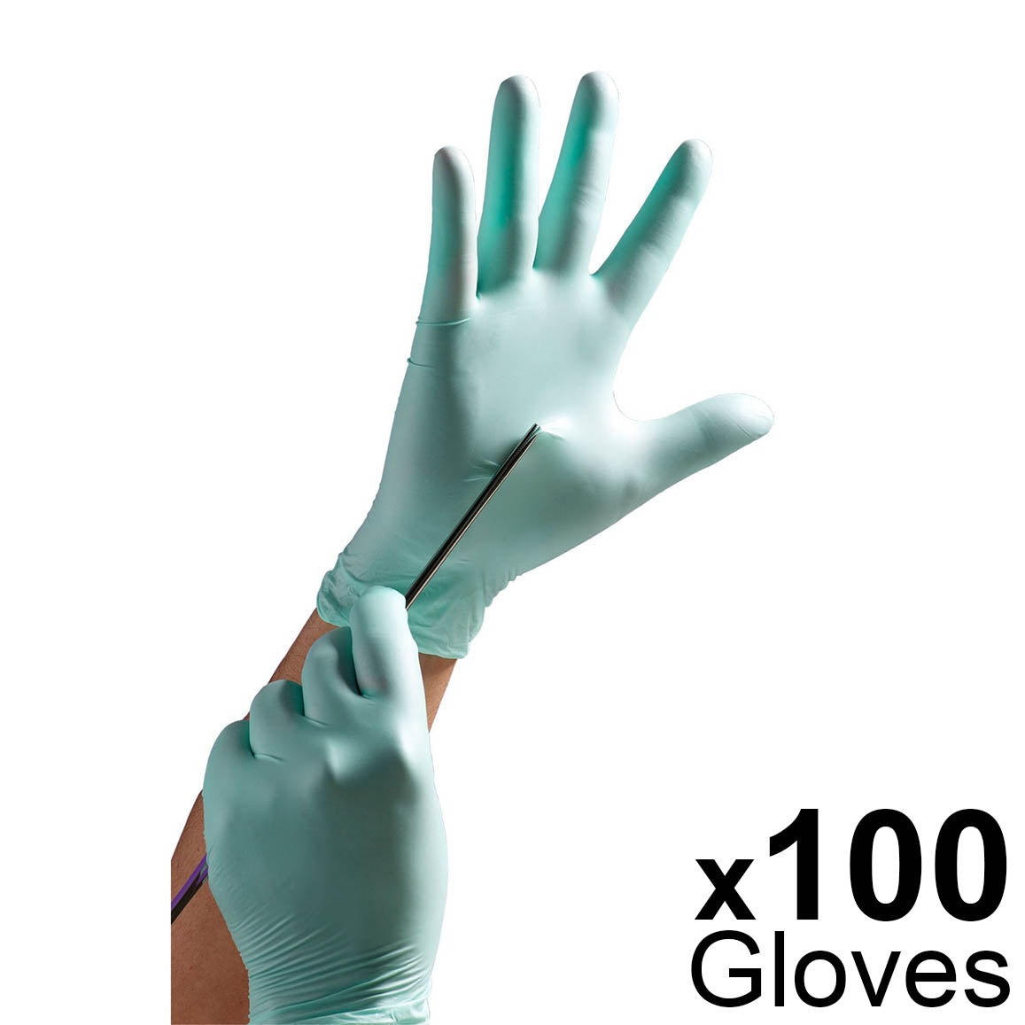 Powder Free Gloves - Medium x 100