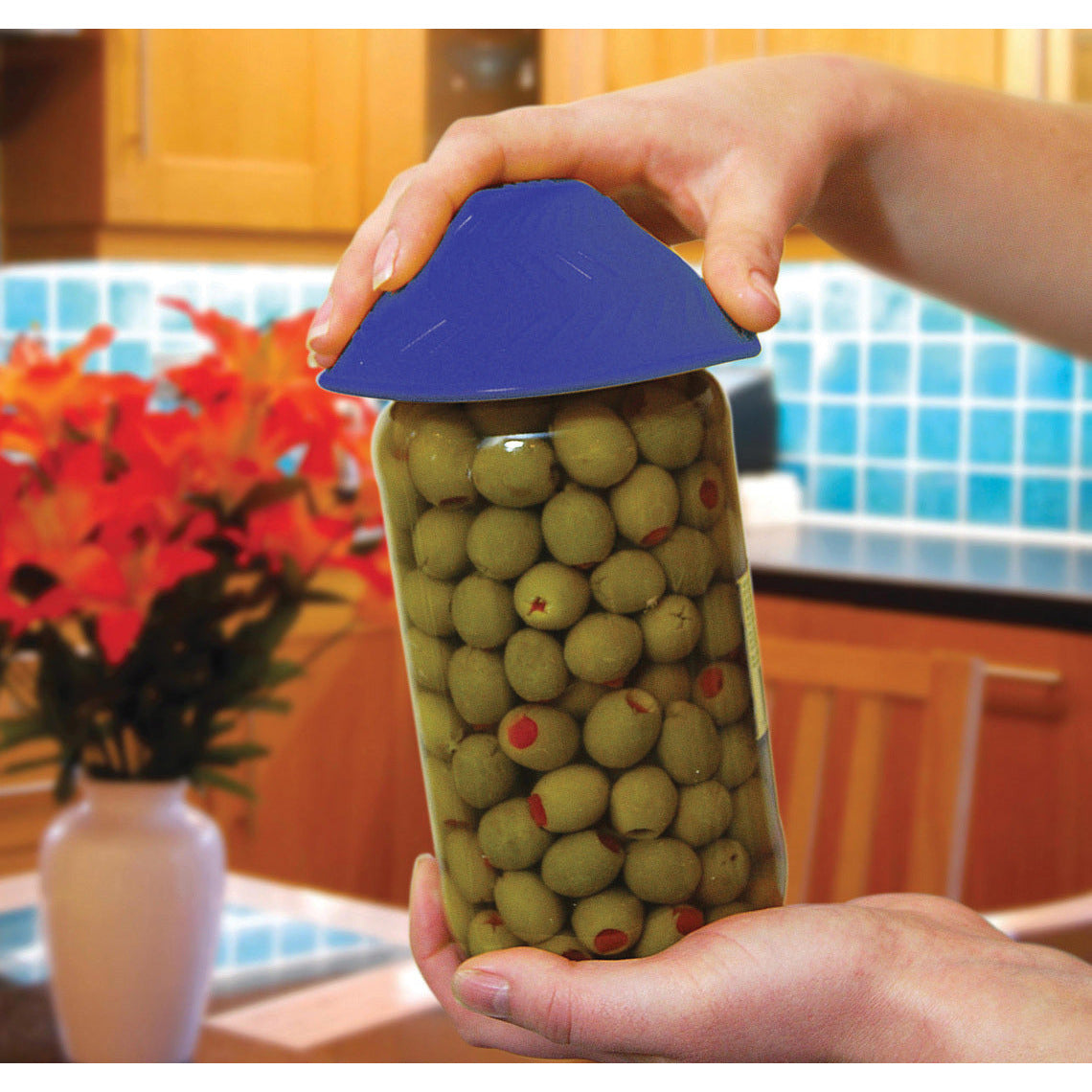 Anti-Slip Bottle Opener - Red - Drive Medical