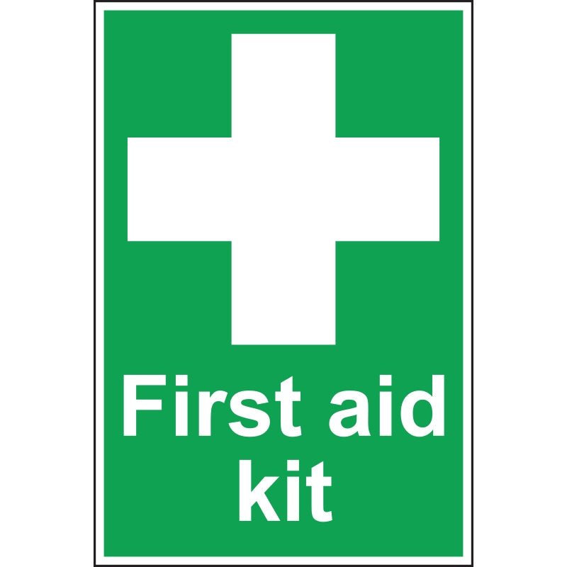 First Aid Kit sign, 300*200mm Rigid - Safety First Aid