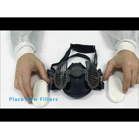 GVS Elipse P3 Half Mask Respirator x 1 (Medium-Large) - Walsh Blyth & Turton