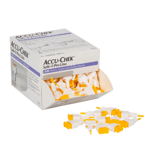 Accu-Chek Safe-T-Pro Uno Lancets - Pack of 200