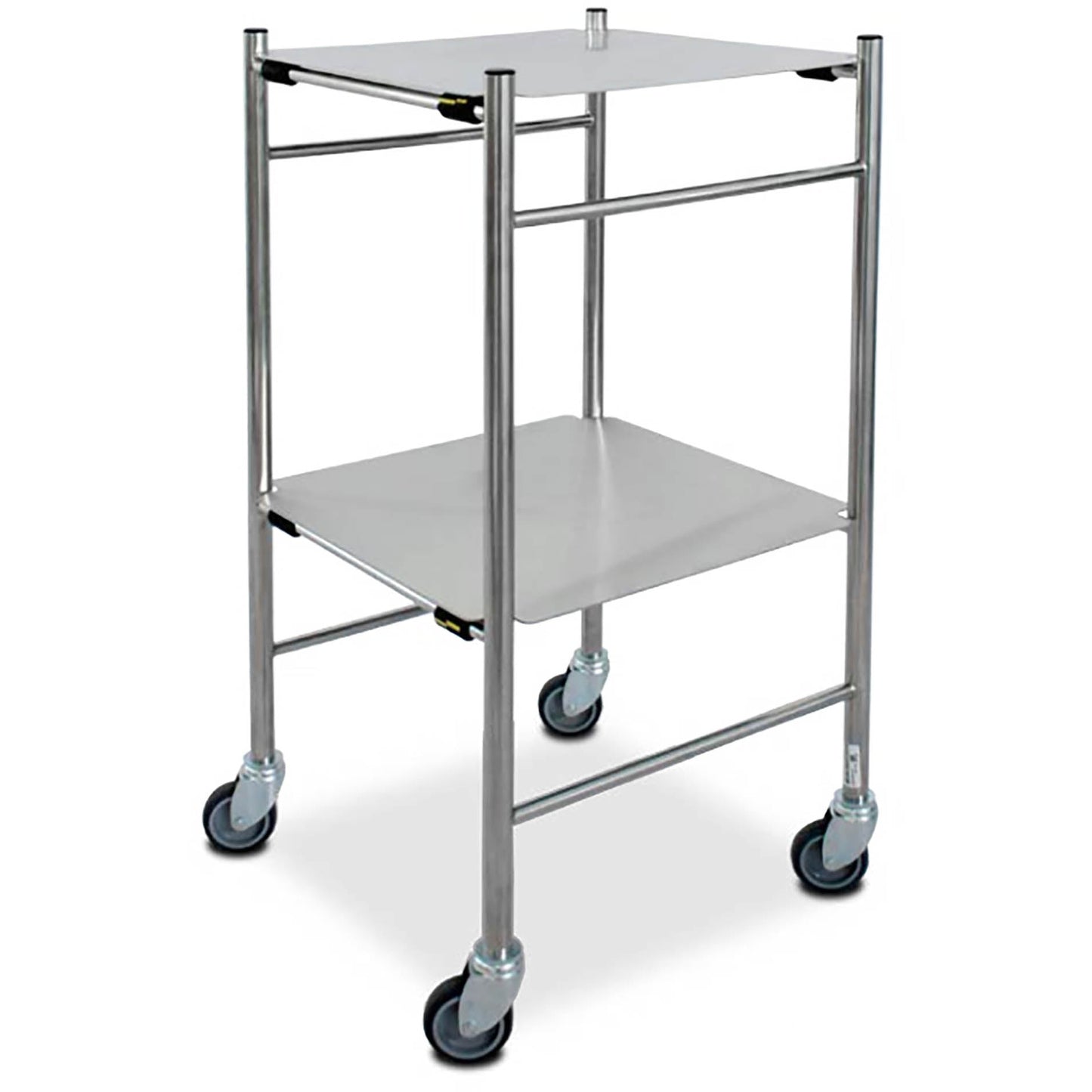 Dressing Trolley - Stainless Steel - Removable Shelves - 465 x 465 x 885mm - Bristol Maid