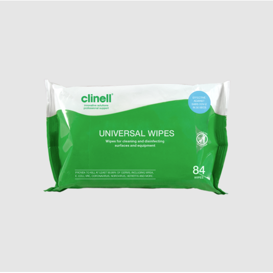Clinell Universal Wipes - 1x Pack of 84 Wipes - Clearance - Clinell