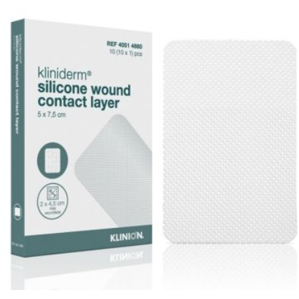 Kliniderm Foam silicone Dressing 10cm x 10cm - Pack of 5 - Axis Medical