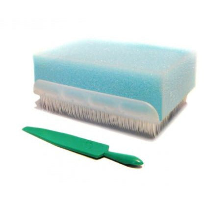 Disposable Scrub Brushes 30 Pack + Dispenser (Plain) - Medisafe