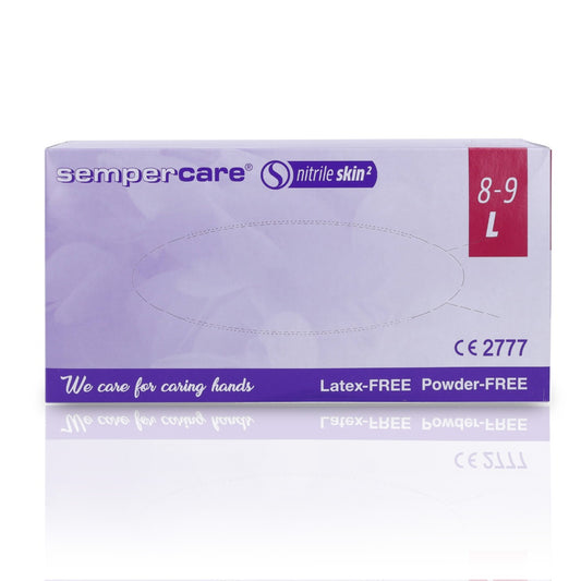 Nitrile Gloves Sempercare Skin2 - Large x 200 - SemperMed