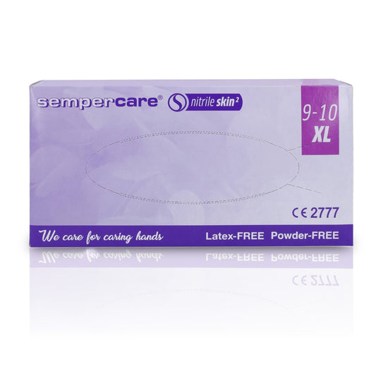 Nitrile Gloves Sempercare Skin2 - Extra Large x 180 - SemperMed