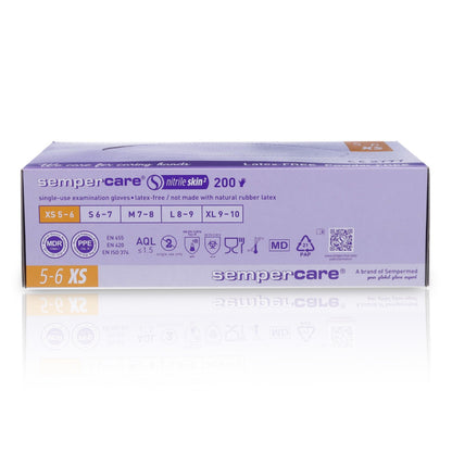 Nitrile Gloves Sempercare Skin2 - Extra Small x 200